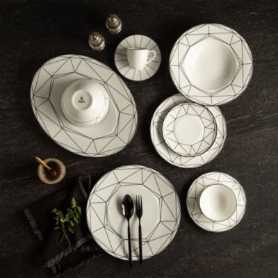 Gem Cut Onyx Oval Platter