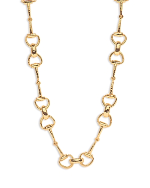 Capucine De Wulf Equestrian Snaffle Bit Chain Necklace in 18K Gold Plated, 20