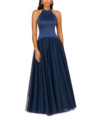 Aidan Mattox Halter Gown Bloomingdale s