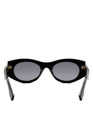 Fendi Roma Oval Sunglasses, 52mm