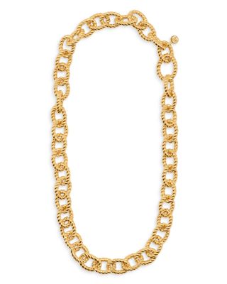 Victoria Chain Necklace in 18K Gold Plated, 18"