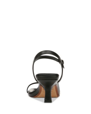 Women's Coco Square Toe Kitten Heel Sandals 