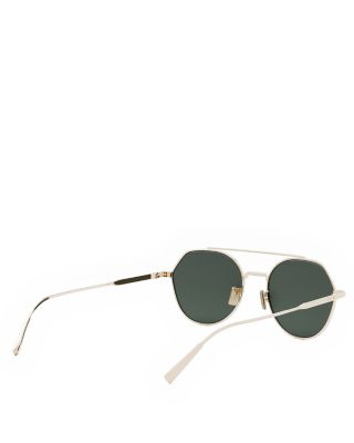 DiorBlackSuit R6U Mirrored Geometric Sunglasses, 54mm