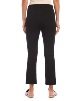 Cropped Seam Front Pants