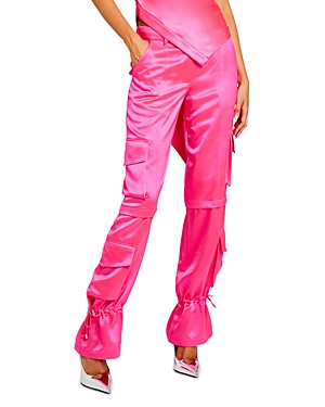 Shop Retroféte Mar Cargo Pants In Paradise Pink