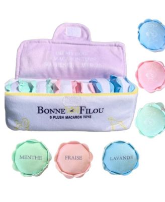 Bonne et Filou - Plush Macaron Squeaky Dog Toys