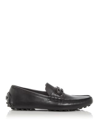Ferragamo Men's Grazioso Bit Leather Drivers