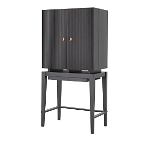 Eichholtz Dimitrios Wine Cabinet In Charcoal Gray