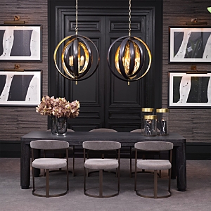 Eichholtz Atelier 94.49 X 39.37 Dining Table In Charcoal Gray