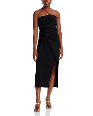 Shop A.l.c Charlotte Asymmetrical Dress In Black