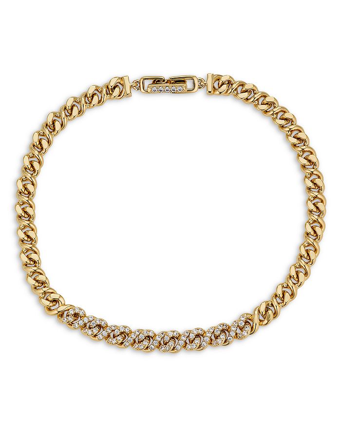 Nadri Twilight Pavé & Curb Chain Link Bracelet in 18K Gold Plated ...
