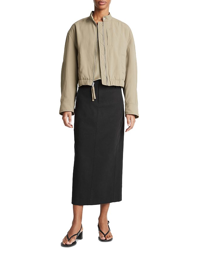 VINCE COTTON BOMBER JACKET