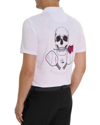 Pickleball Skull Classic Fit Performance Polo Shirt