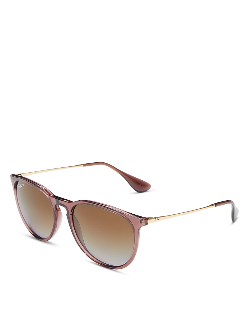 Ray-Ban Erica Polarized Classic Round Sunglasses, 54mm