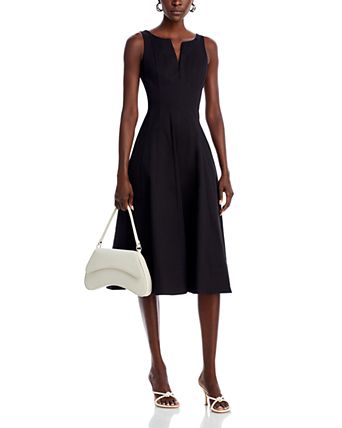 bloomingdales cocktail dresses Summer This midi dress features lace Floral Bloomingdales Fit And Flare