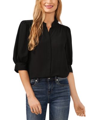 Collared Button Down Blouse
