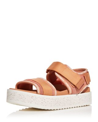 See by Chloé - Women's Fabri Fussbet Logo Platform Sandals