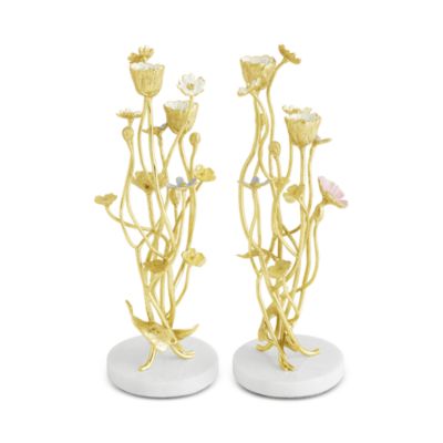 Wildflowers Candle Holders, Set of 2