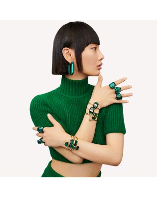 Lucent Crystal Hoop Earrings