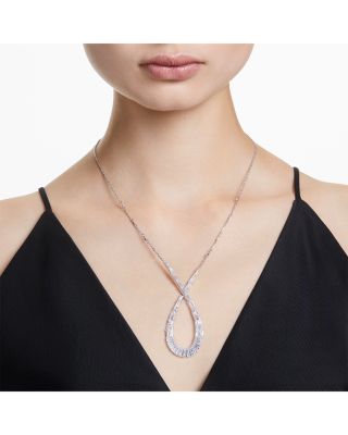 Hyperbola Infinity Pendant Necklace, 17.72"