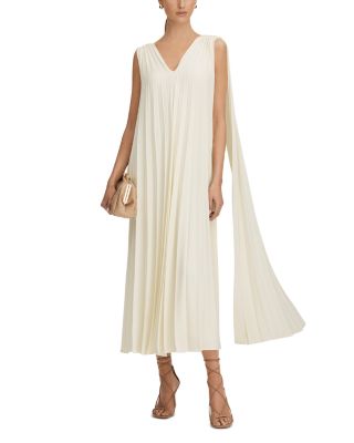 REISS Pleated Midi Dress | Bloomingdale's