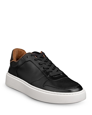 Shop Allen Edmonds Men's Owen Lace Up Low Top Sneakers In Black