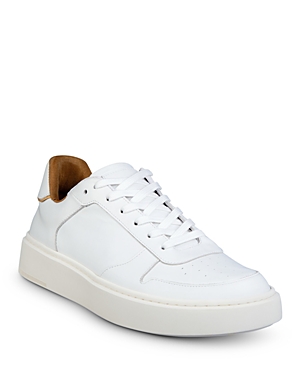 Shop Allen Edmonds Men's Owen Lace Up Low Top Sneakers In White