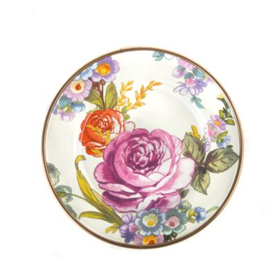 Flower Market Appetizer Plates, Set of 4