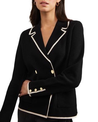 HOBBS LONDON - Limited Hatfield Tipped Knit Blazer