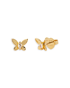 Kate Spade New York Social Butterfly Mini Stud Earrings In Gold