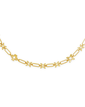 Shop Kate Spade New York Heritage Bloom Necklace, 16 In Gold