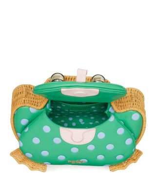 kate spade new york Lily Polka Dot Wicker 3D Frog Crossbody kate spade new york Lily Polka Dot Wicker 3D Frog Crossbody
