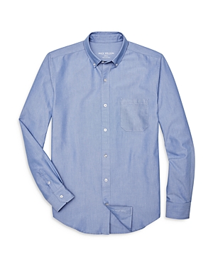 Shop Mack Weldon 37.5 Oxford Shirt In Blue Yonder