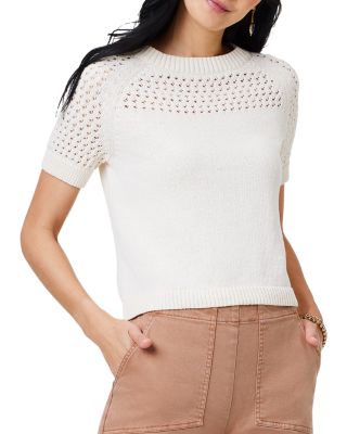 NIC+ZOE - Crochet Trim Sweater