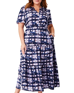 Nic+Zoe Plus Shibori Glow Daydream Dress