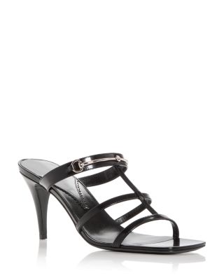 Gucci - Women's Slim Horsebit High Heel Slide Sandals