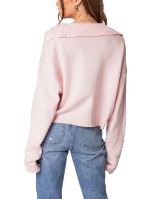 Marcie Oversized Cropped Sweater