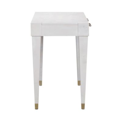 Brandyss Burl Work Desk in White