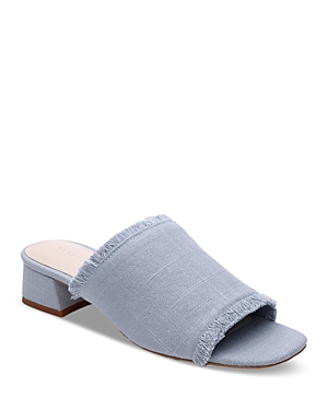 Shop Sanctuary Women's Refresh Heeled Slide Sandals In Blue Bliss