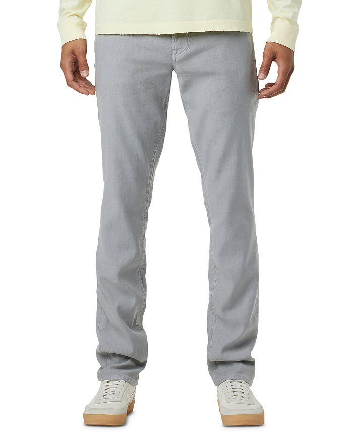 Hudson Blake Slim Straight Fit Jeans in Cement Beige | Bloomingdale's