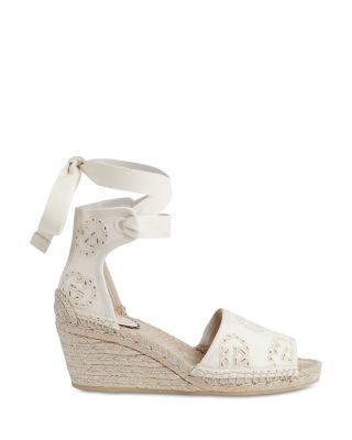 Gucci Women's Espadrille Interlocking G Wedge Heel Sandals