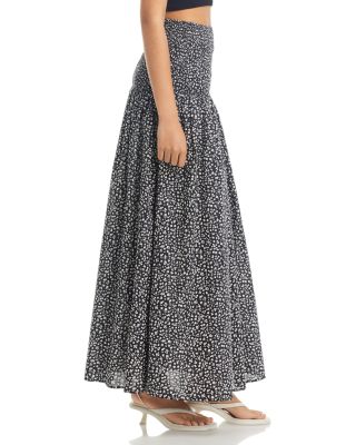 x Sofia Richie Grainge The Zaria Cotton Floral Maxi Skirt