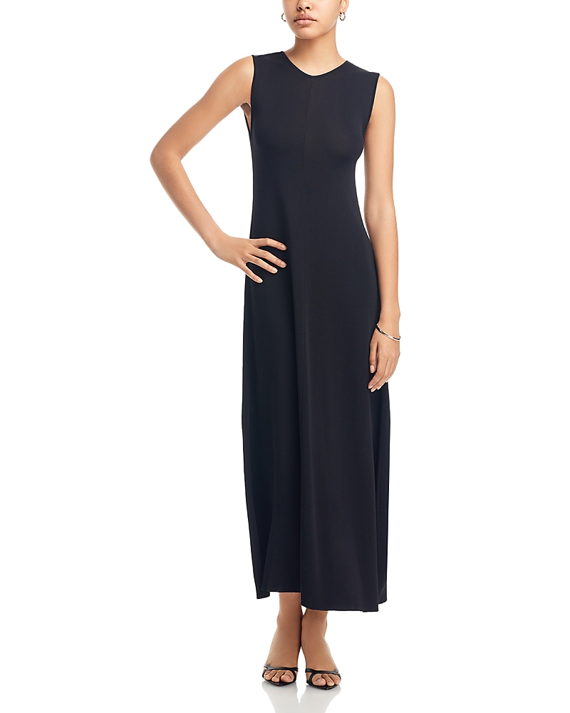 Solid & Striped The Lucerne Sleeveless Dress In Noir