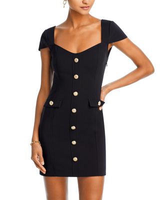 Quillan Button Front Mini Dress 