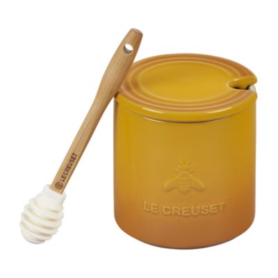Honey Pot with Silicone Honey Dipper