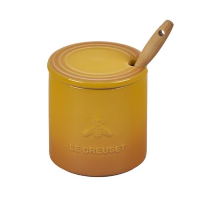 Honey Pot with Silicone Honey Dipper