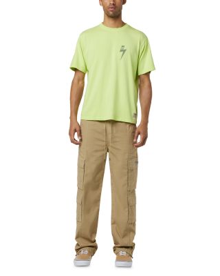 Drawstring Cargo Pants in Ripstop Tan