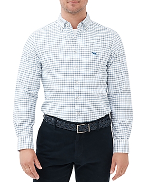 Rodd & Gunn Gunn Check Oxford Button-down Shirt In Ink