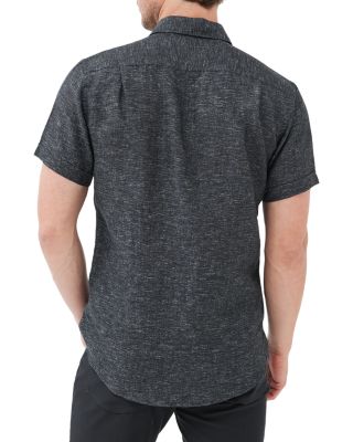 Ellerslie Linen Textured Classic Fit Button-Up Shirt