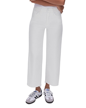 Good Waist Palazzo Cropped Jeans in W001